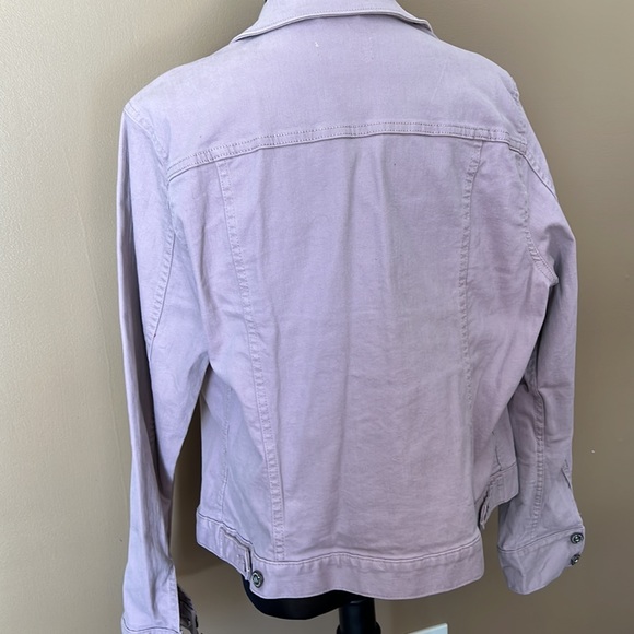 Pale Pink Denim Jacket - Picture 4 of 6